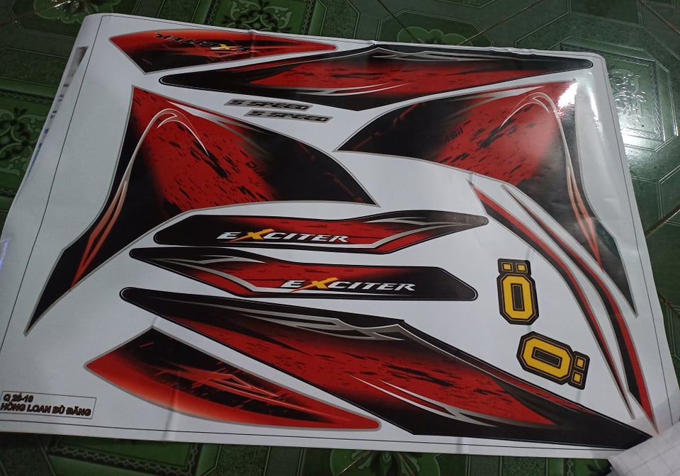 tem rời ex 135 đỏ đen