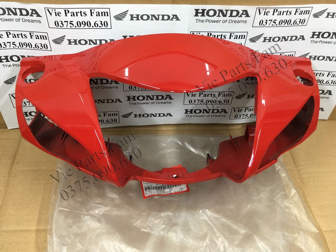 Nắp trước tay lái/ Ốp đầu trước Wave A 110, Wave Anpha 110 (2017-2021) đủ màu, Chính hiệu Honda Motor VN