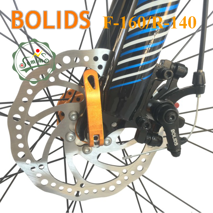 Brake Lever - Bolids Bb8 Mechanical Disc Brake Assembly Mounted on a Mountain Bike