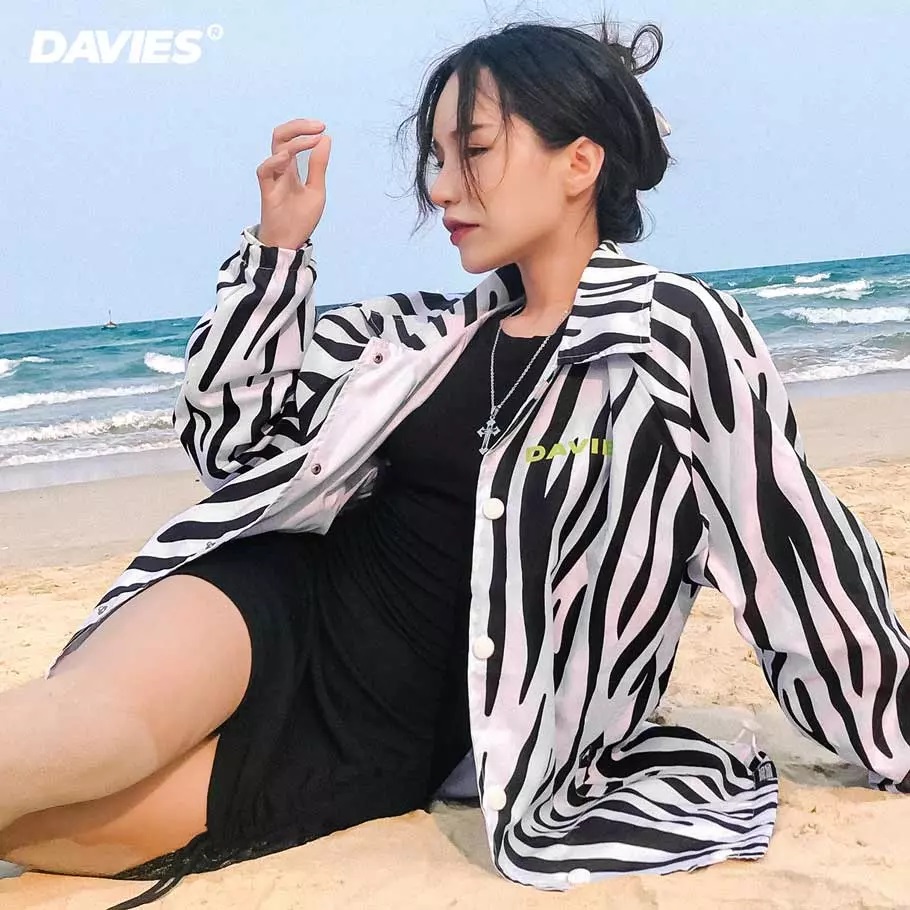 DAVIES - Áo khoác dù nữ form rộng - Ignore Jacket