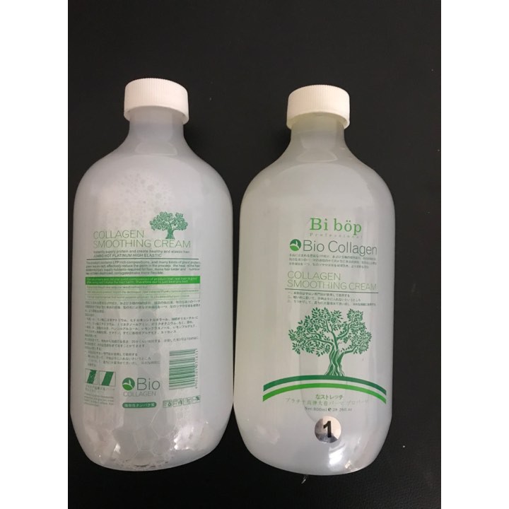 CẶP UỐN LẠNH COLLAGEN BIBOP 800ML X2