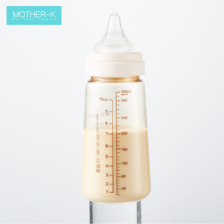 Korean Ppsu Milk Bottle Mother-K 180ml (Cream)
