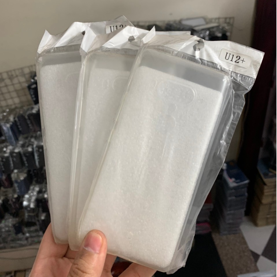 Bộ 3 ốp lưng dẻo cho htc u12 plus/ u12+ silicon trong suốt - hàng loại 1