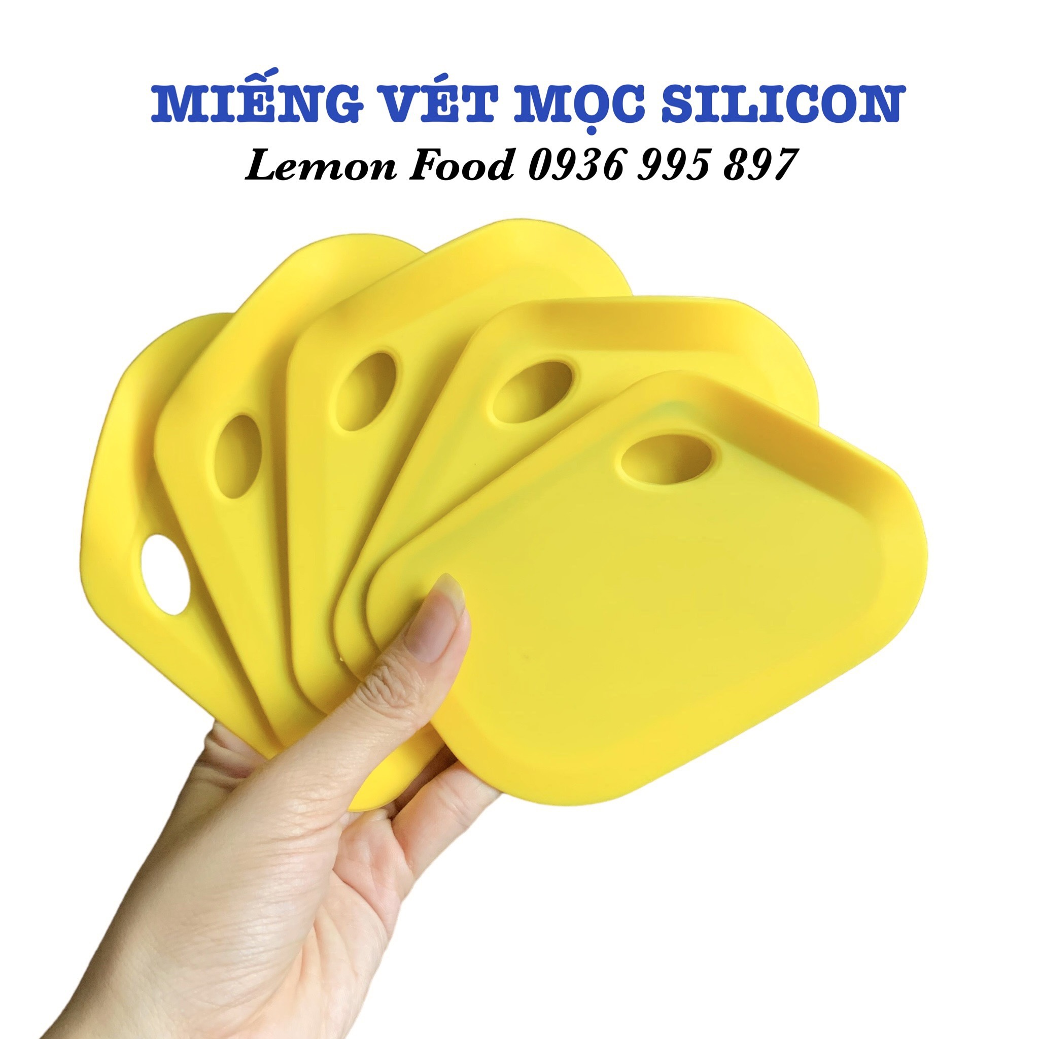 Miếng vét mọc Silicone - vét thịt, vét bột siêu sạch
