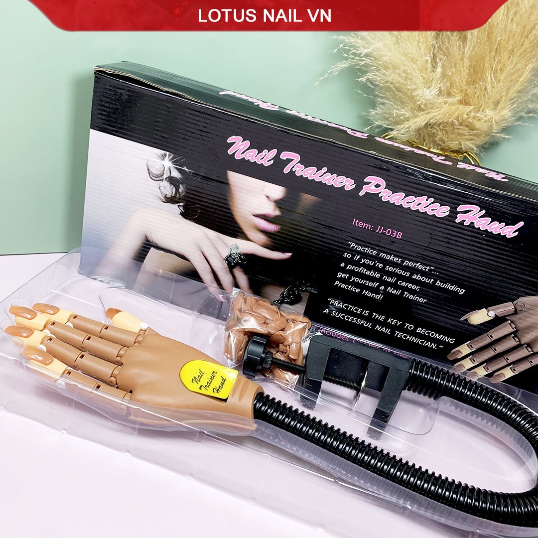 Bàn chân giả làm mẫu nail bằng silicon