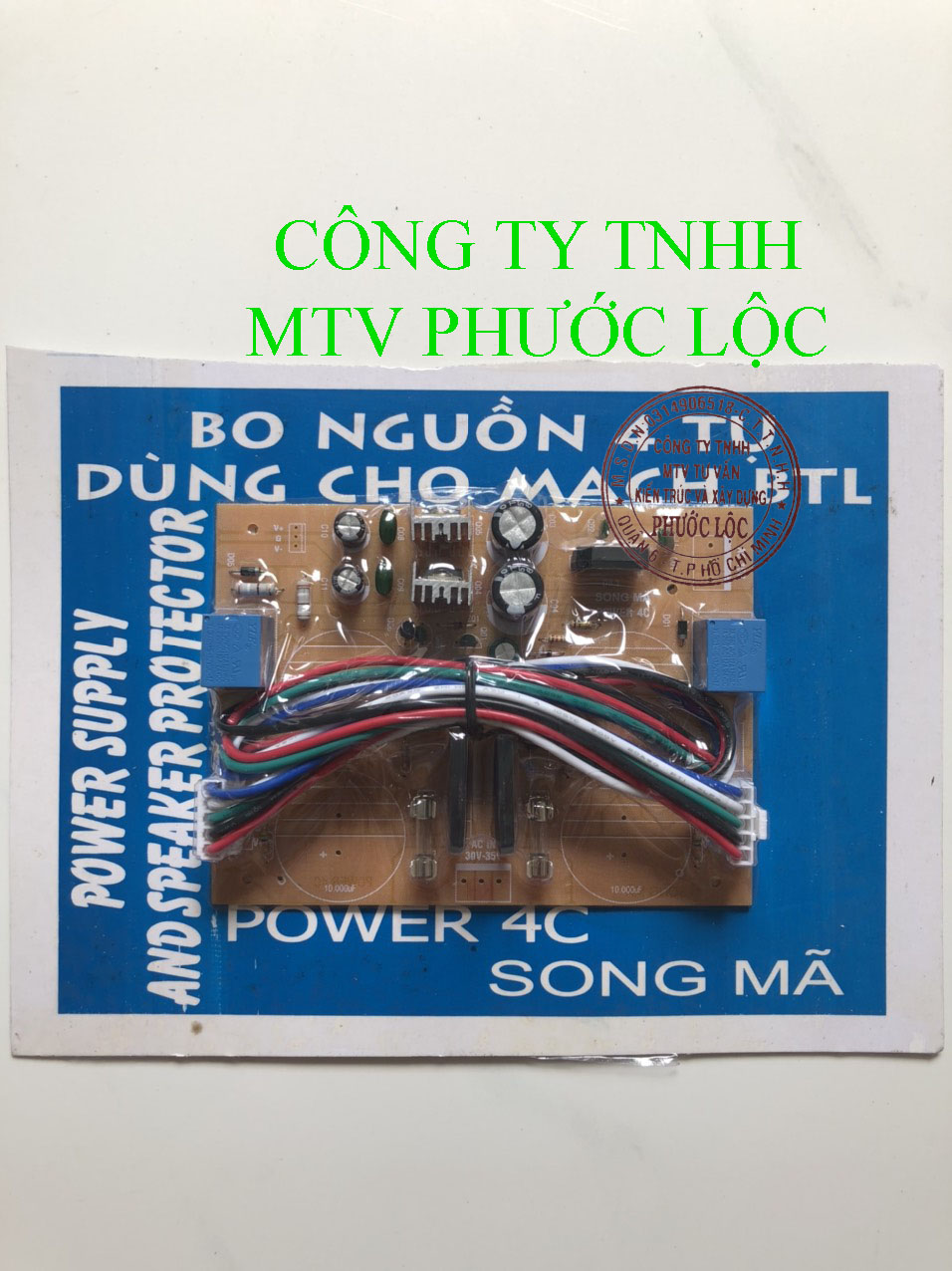 MẠCH NGUỒN AMPLY 4 TỤ - BTL-(POIWER 4C)