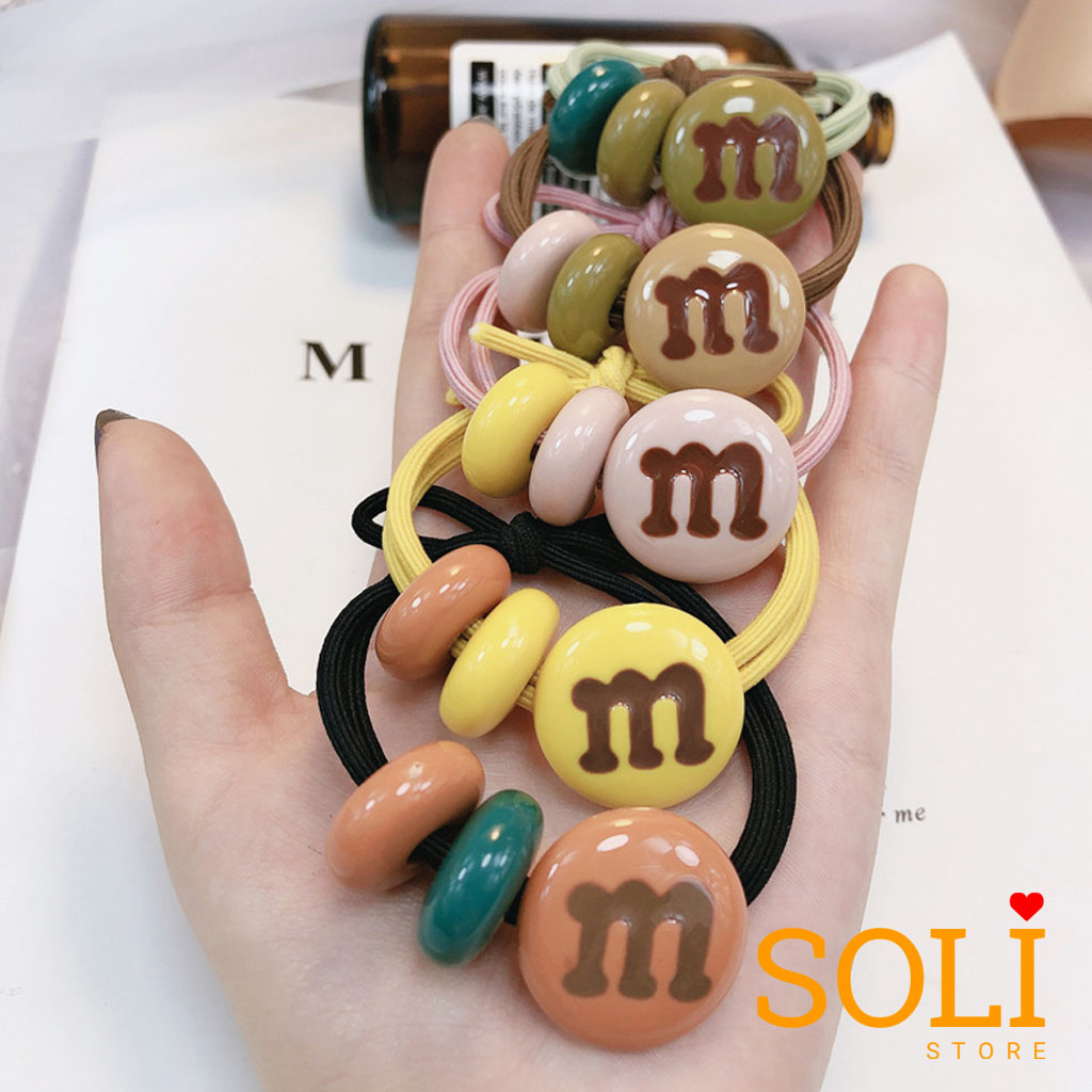 [Set 2] Cột tóc kẹo Socola M dễ thương CT73