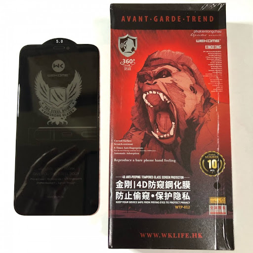 Cường lực chống nhìn trộm chính hãng KING KONG dành cho iphone 12/ iphone 12 promax/ iphone 11 promax/ iphone11 pro/ip11/Xsmax/X/Xs