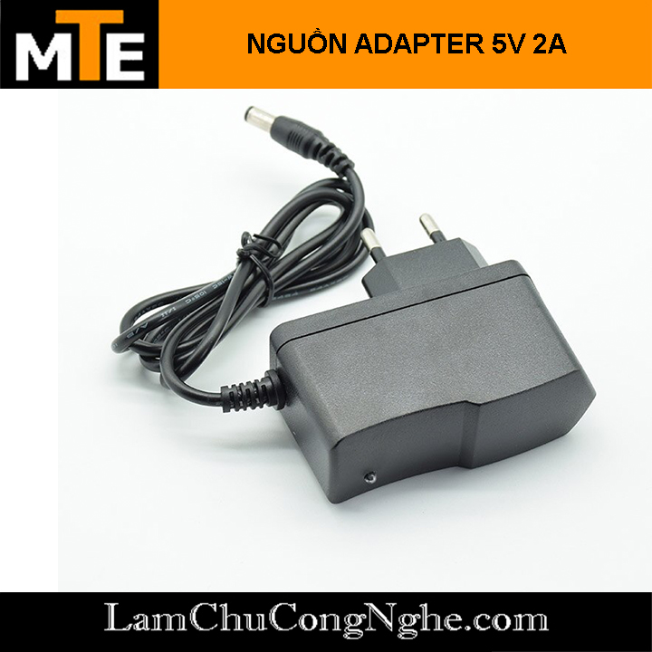 Nguồn adapter 5V 2A jack DC 5.5 x 2.1 mm