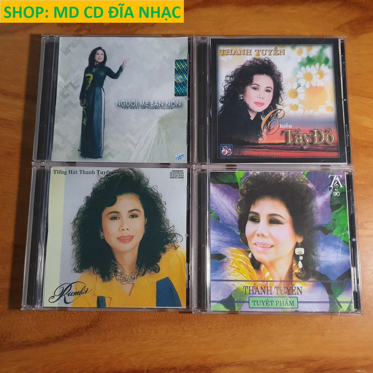 [MDCD] Bộ 4 CD Thanh Tuyền Tuyệt Phẩm Để Đời