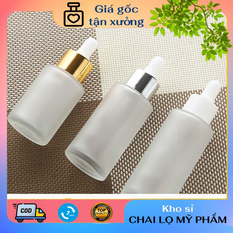 [Combo 3sp]  [20ml/30ml/50ml] Lọ chiết tinh dầu Thủy tinh mờ đựng serum