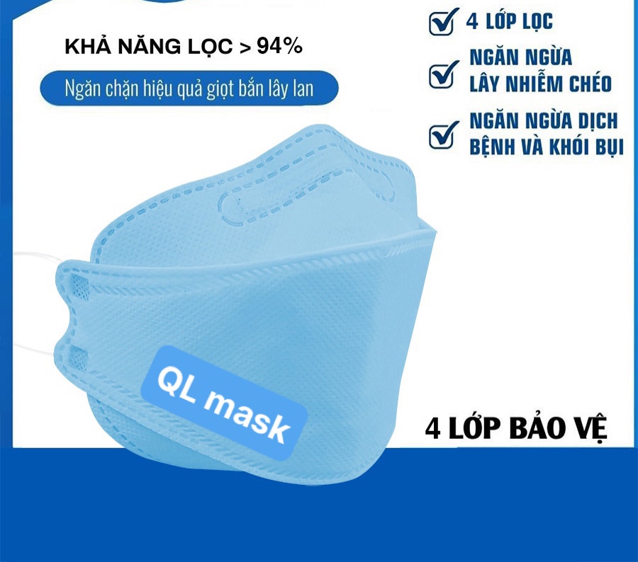 1 thùng khẩu trang 4D KF94 300 cái