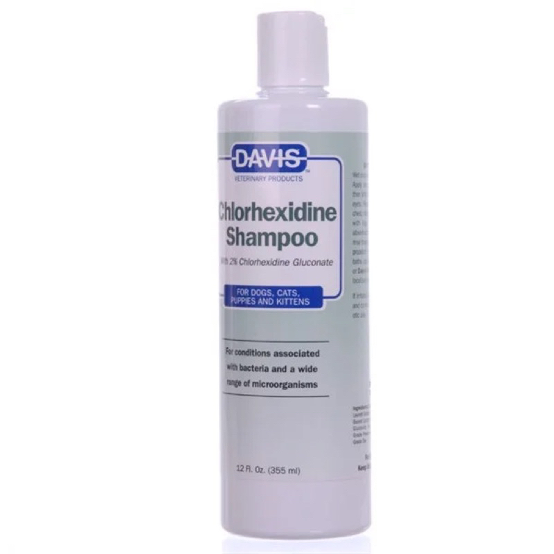 Sữa tắm DAVIS Maximum Chlorhexidine with 4% Chlorhexidine Gluconate Shampoo - Hỗ trợ giảm ngứa, mùi hôi