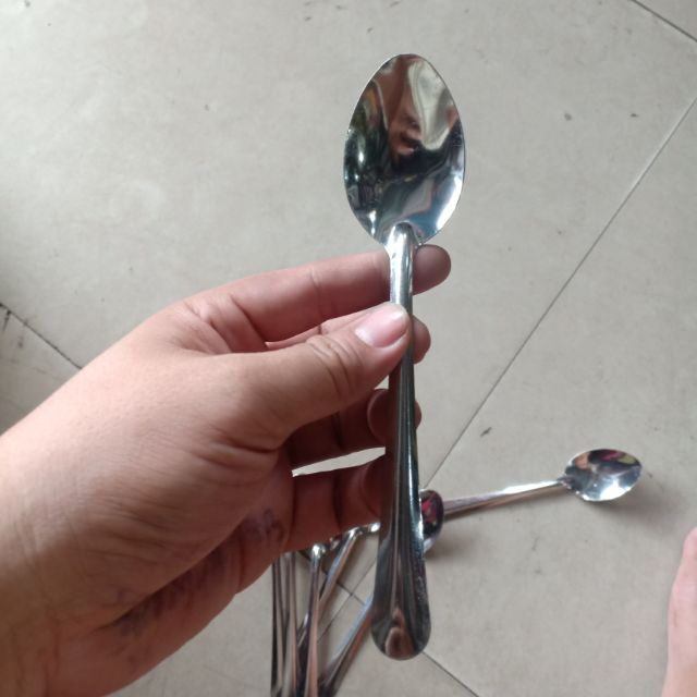 Combo10 muỗng canh muỗng cơm inox loại dày loại dài