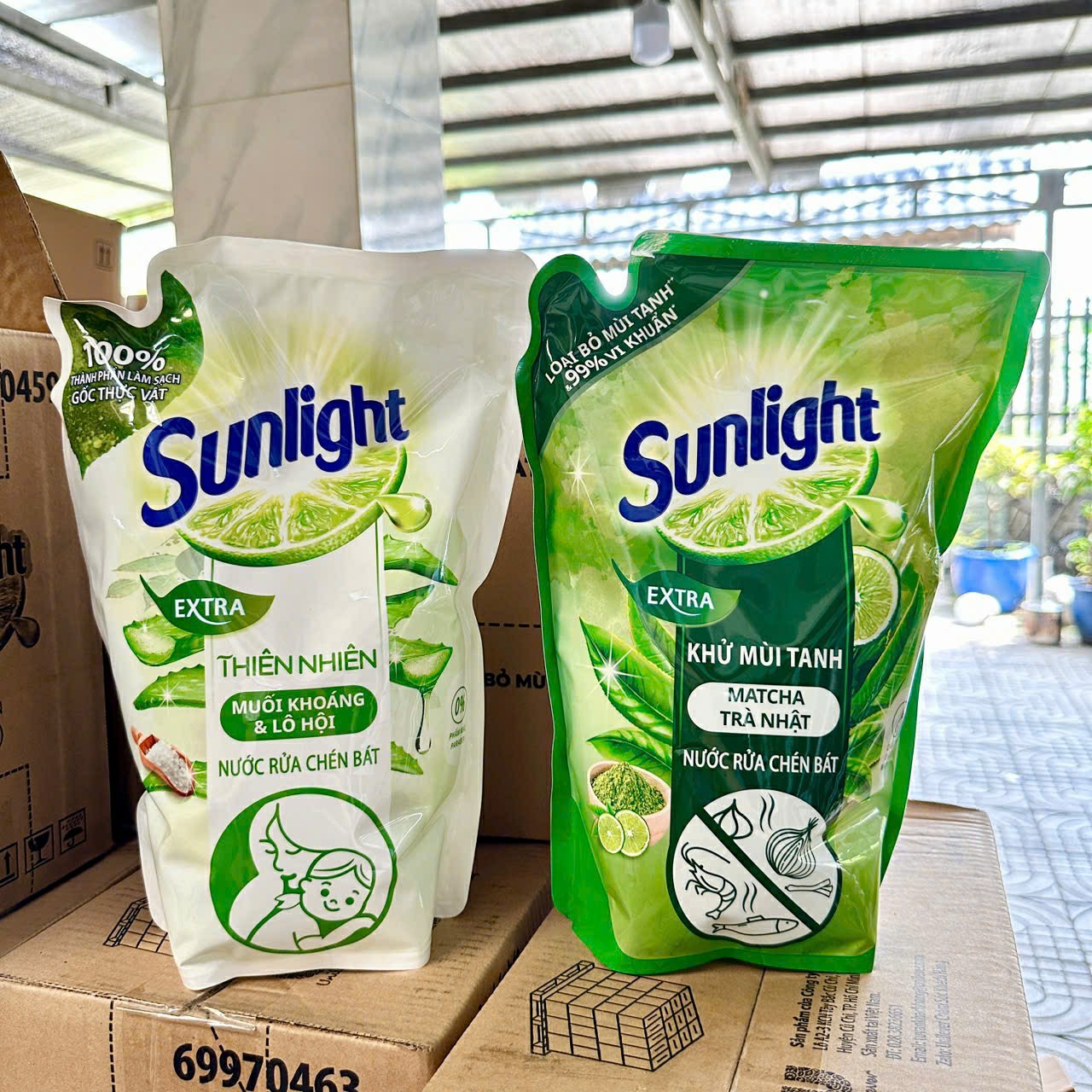 NƯỚC RỬA CHÉN SUNLIGHT VÀNG / XANH / TRẮNG