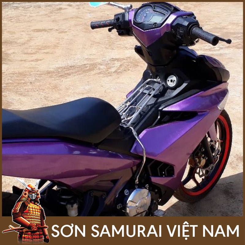 Sơn samurai tím đậm - Combo màu tím 1142 sơn xịt samurai