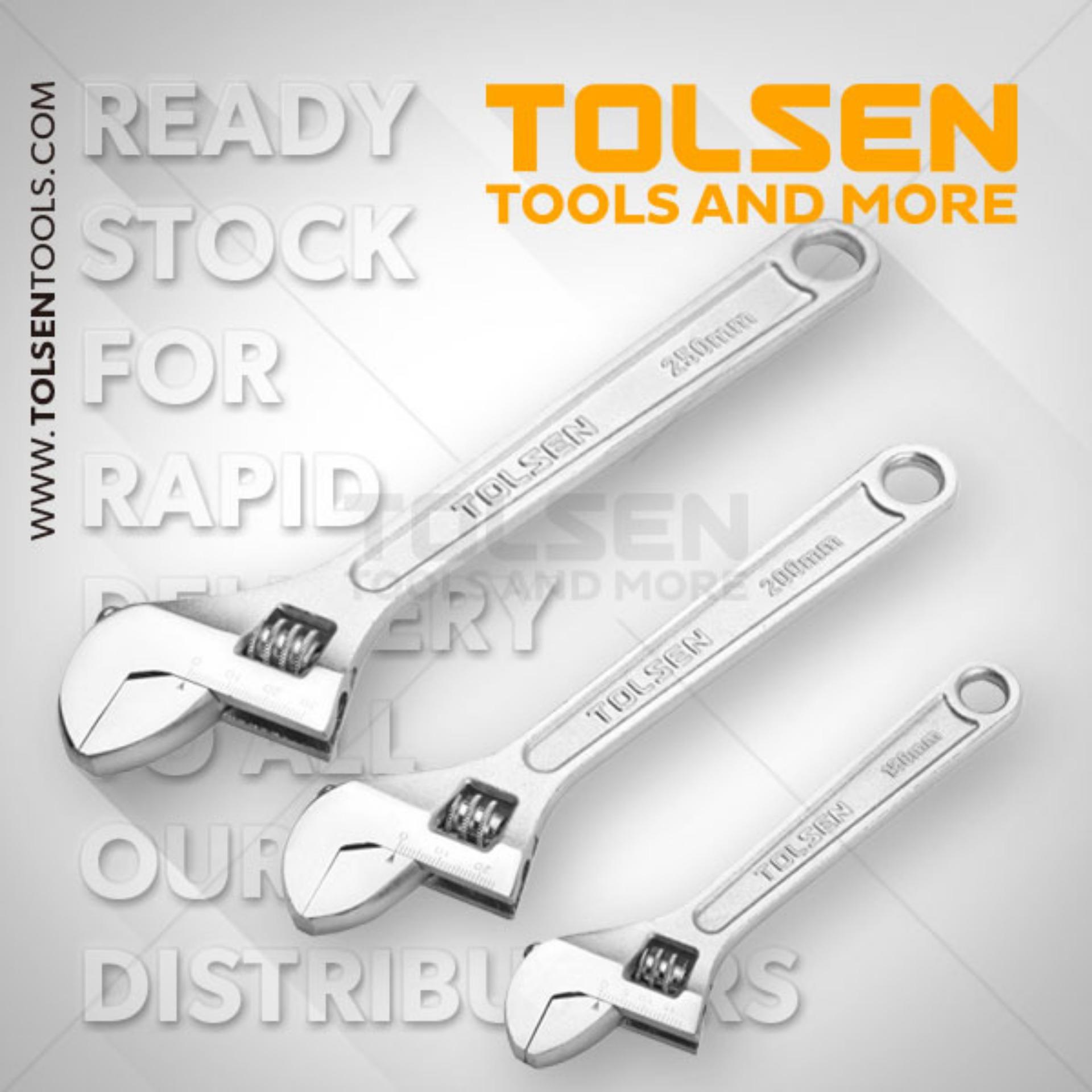 Mỏ Lết Cán Trơn Bộ 3 Cây ( 6", 8", 10" ) Tolsen 15007