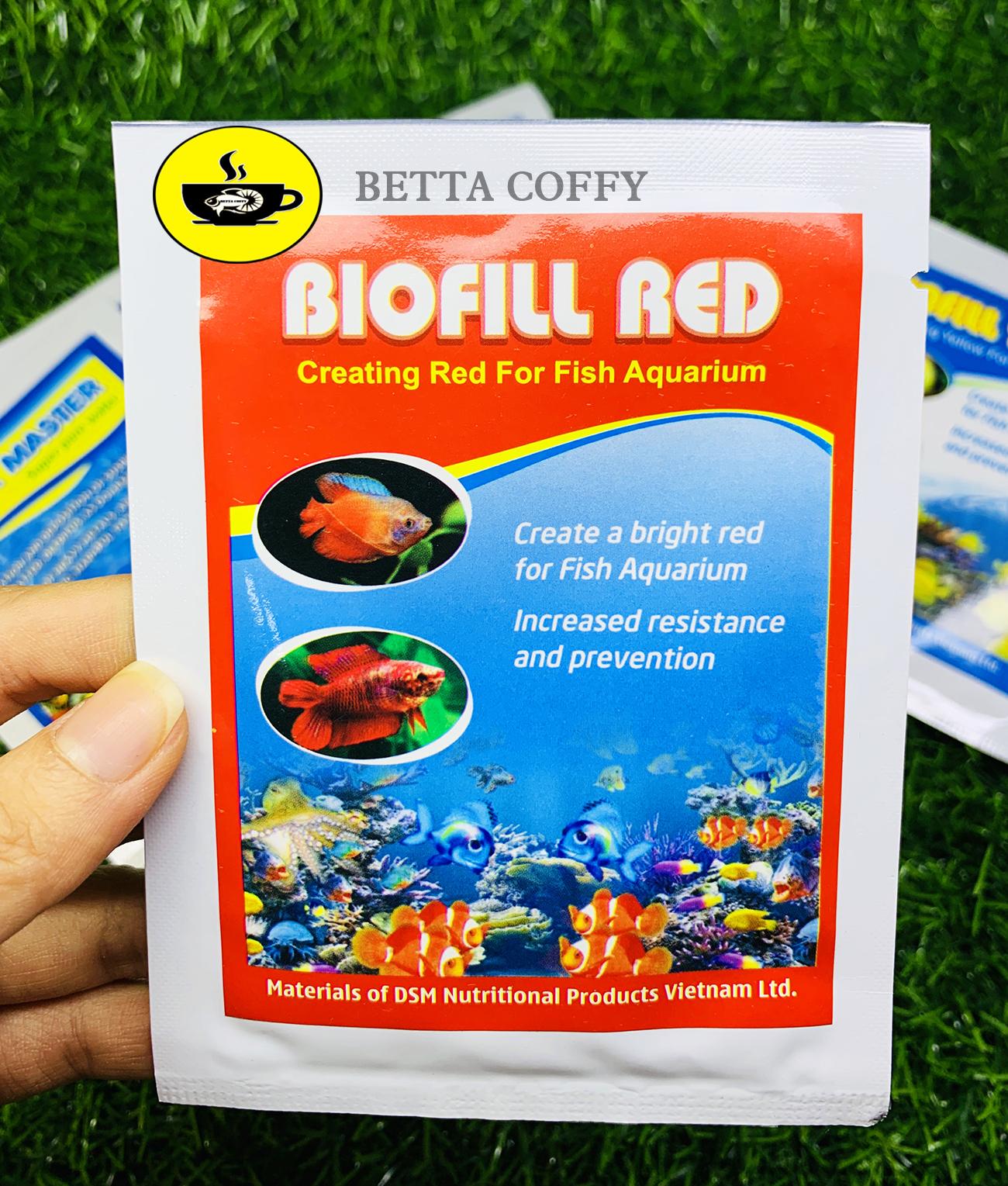Chất tạo màu ĐỎ cho cá cảnh BIOFILL RED - BETTA COFFY ☕️