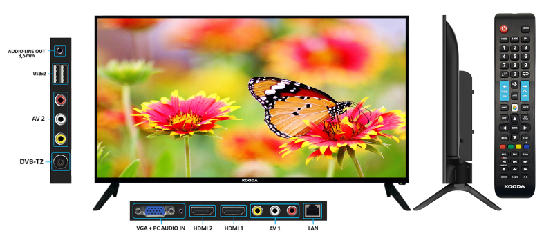 Bảng giá Smart TV Kooda 32inch - K32S6 (Android 8.0) - Tặng kèm Remote thông minh