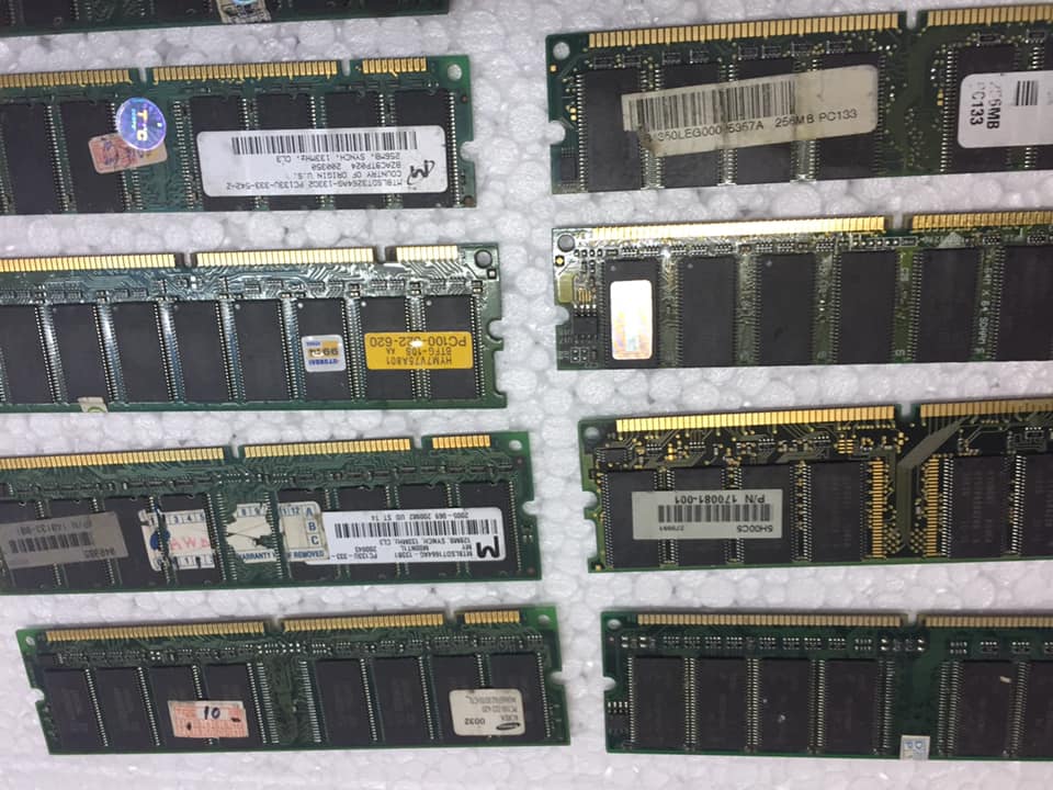 Ram SDRam Máy tính 128Mb PC 100 PC 133