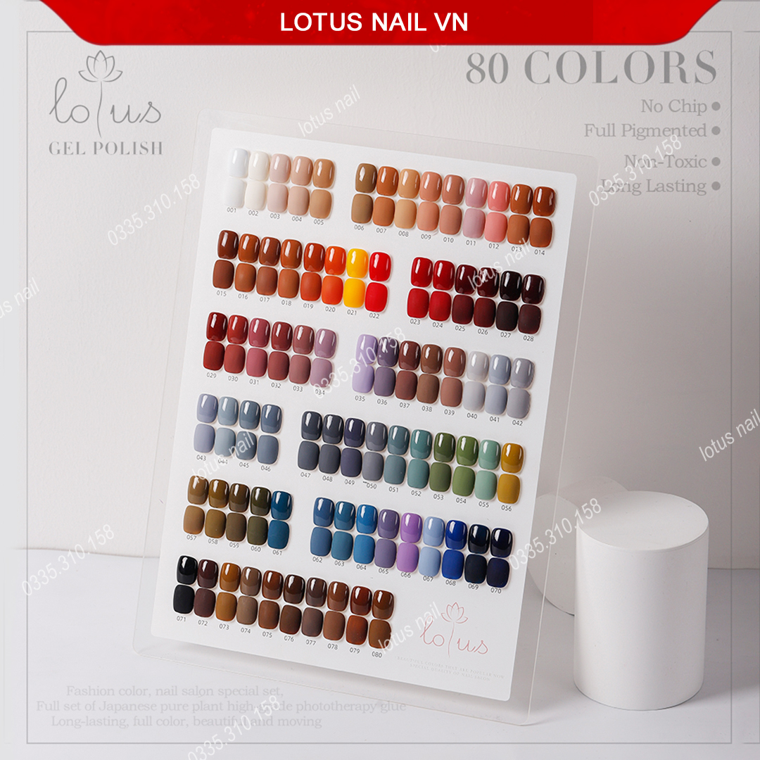 Sơn gel Lotus phong cách Hàn Quốc cao cấp 2022