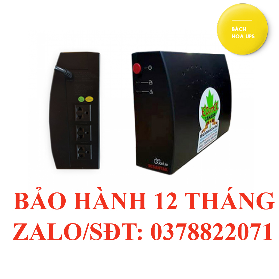 Bộ lưu điện (UPS) SANTAK 1000VA/600W (bao gồm ắc quy - BH: 12 tháng)