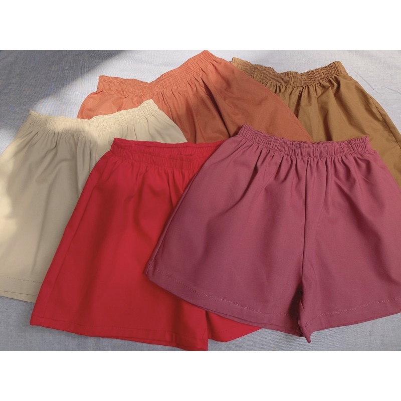 Quần short nữ lưng thun nhiều màu CRQ010