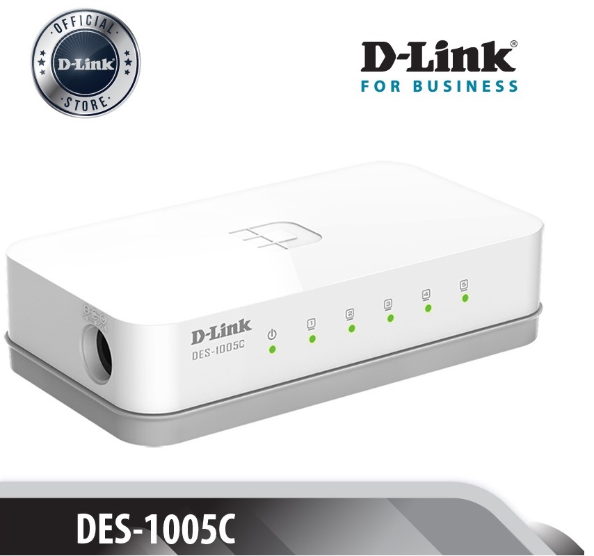 Switch Chia Mạng DLink DES 1005C 5-Port