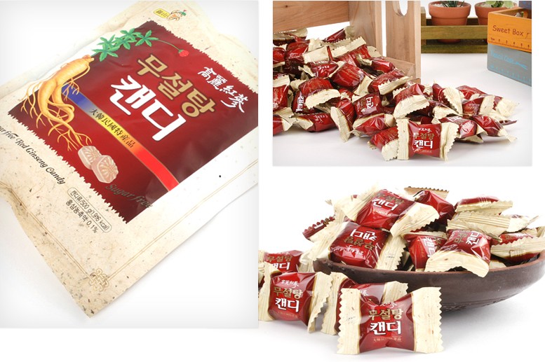 Kẹo hồng sâm không đường 500gram