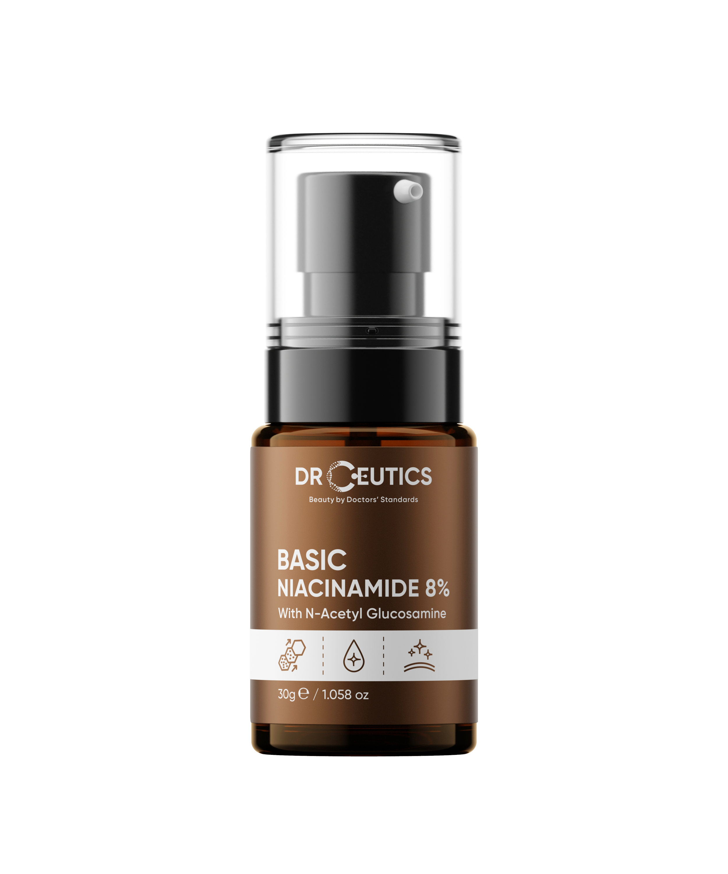 Tinh Chất Niacinamide Basic 8% DrCeutics Cho Da Dầu Mụn