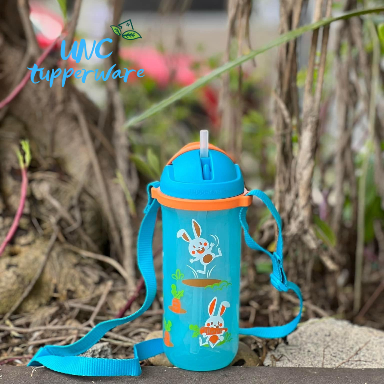 Bình nước Tupperware Kids Printable Straw Tumbler 500ml