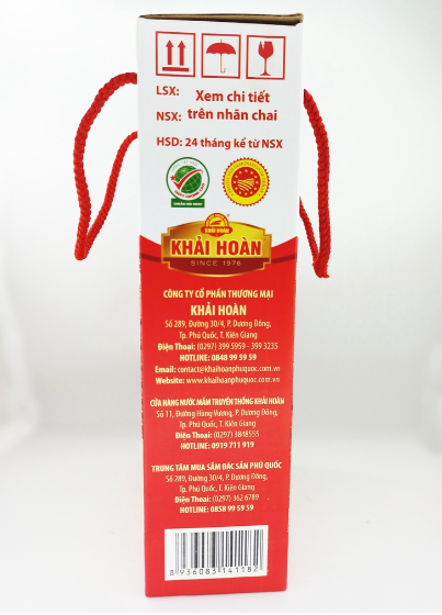 Nước mắm Khải hoàn cặp 2 chai 520ml 40 độ đạm