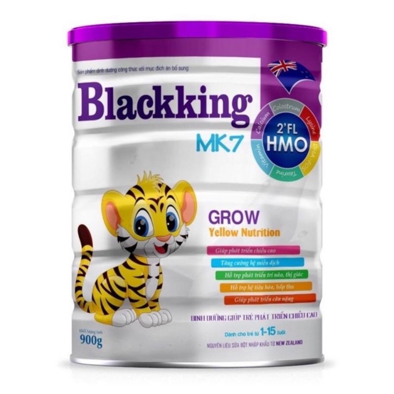 Sữa Blackking grow 900g date mới mẫu mới