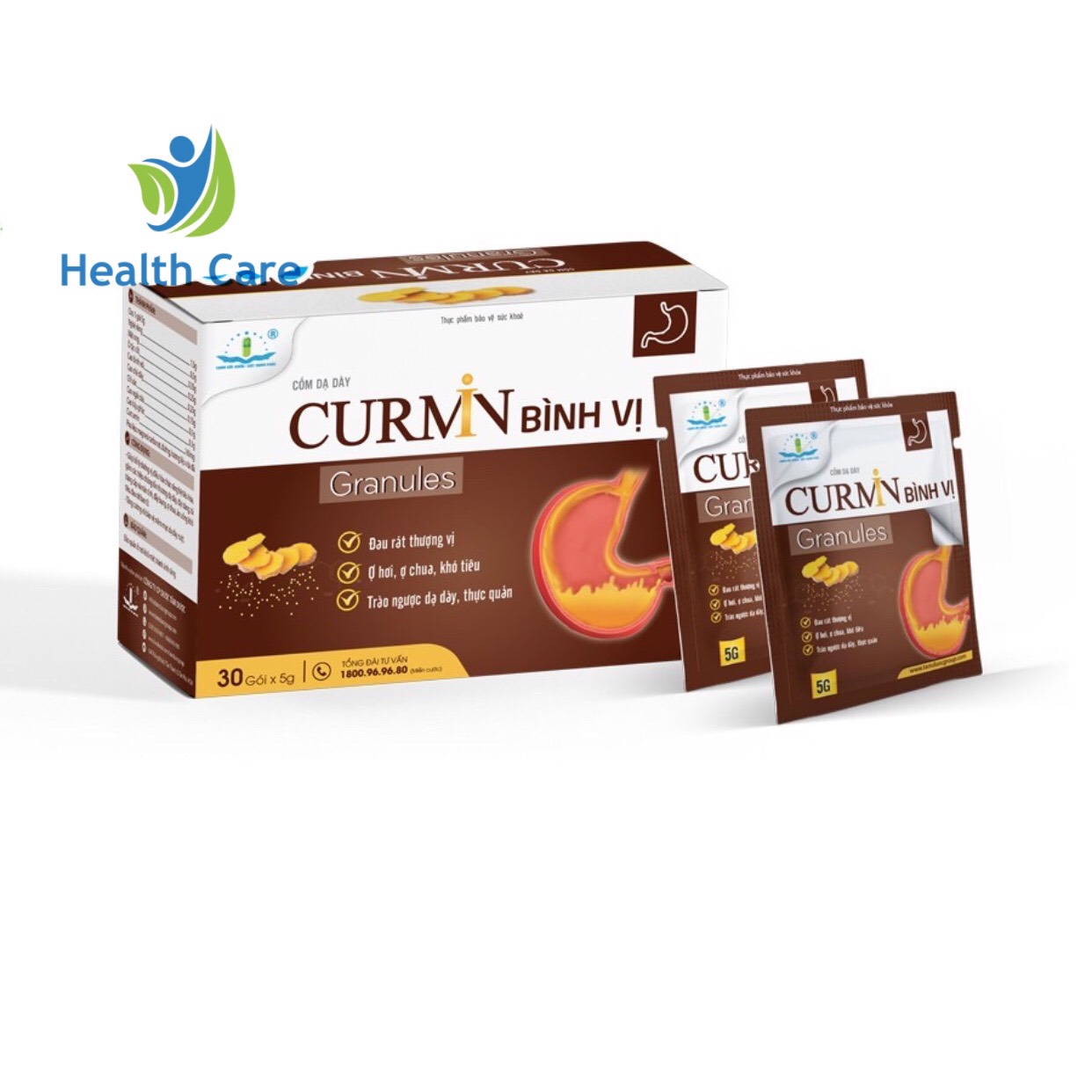 [HCM]Cốm Curmin Bình Vị Granules - hộp 30 gói
