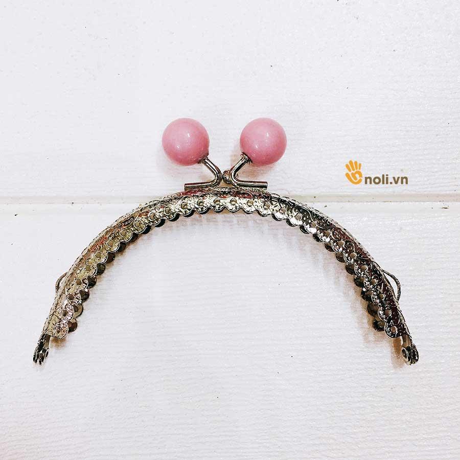 Pearl bag frame for handmade handbags