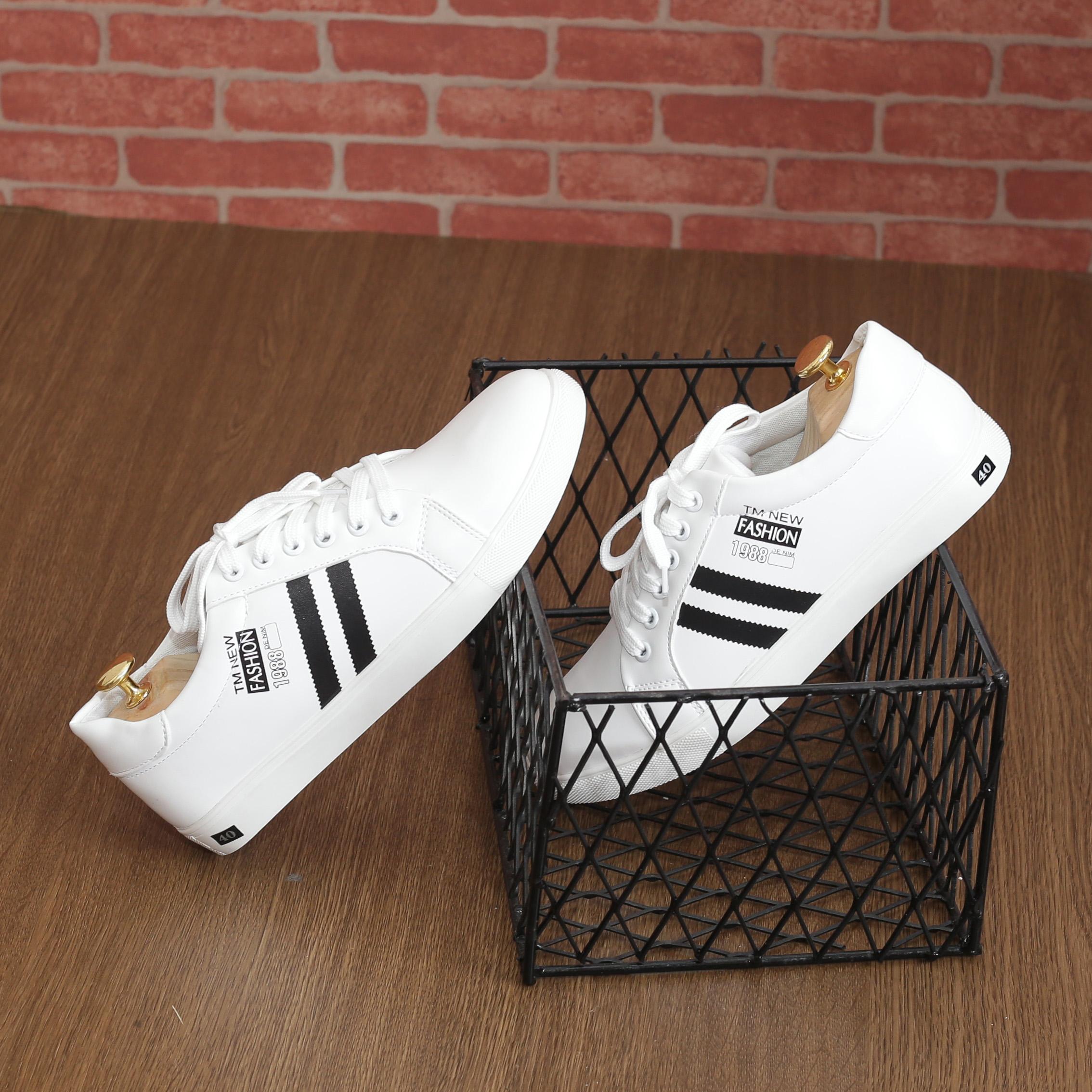 Giày nam, giày sneaker nam hot 2019 (Trắng)