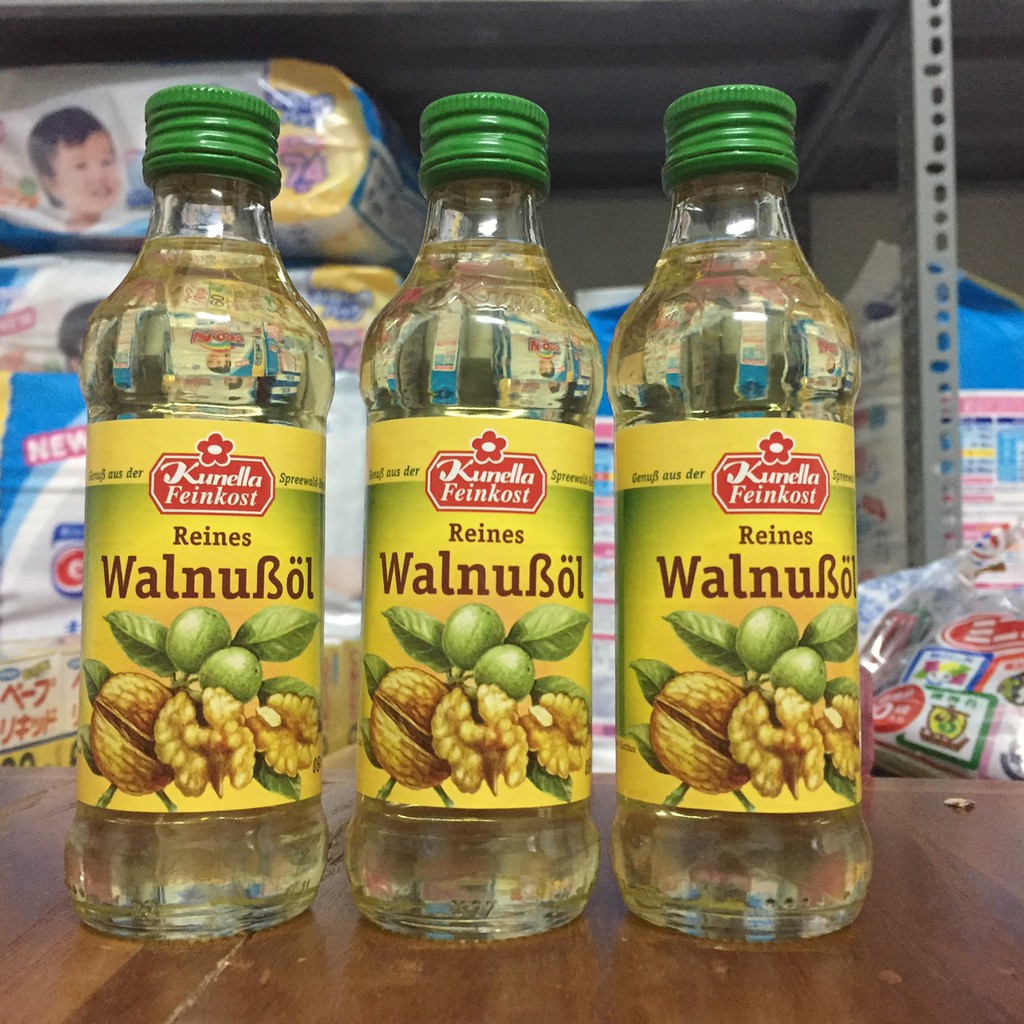Dầu Óc chó/ Macca Kunella Feinkost WalnuBol 100ml - Hàng Đức
