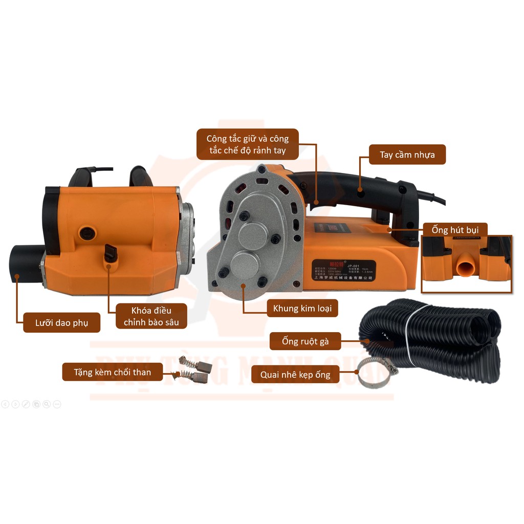 Máy bào tường JP-001-Bảo hành 6 tháng