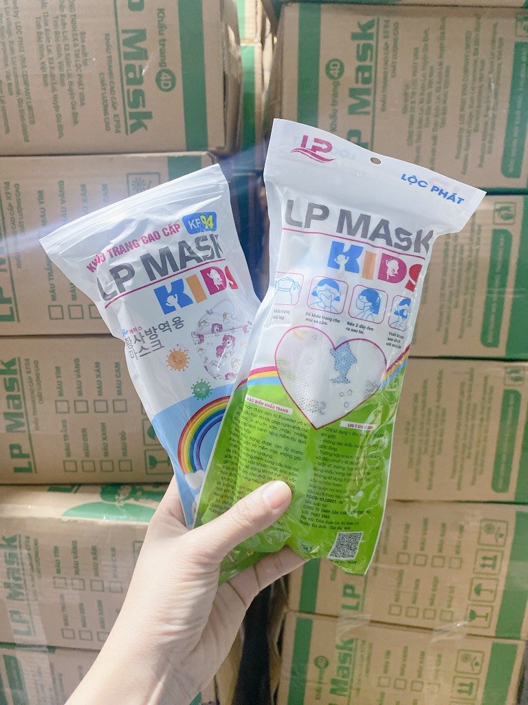 SET 100 CHIẾC KHẨU TRANG TRẺ EM KF94