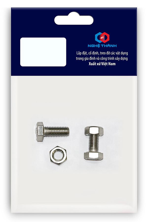 Bù lon - Bulong- Tán + Đai ốc inox hiệu EC [HCM]