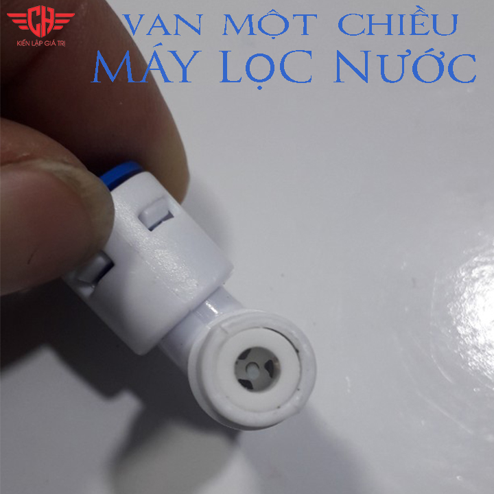 van một chiều máy lọc nước