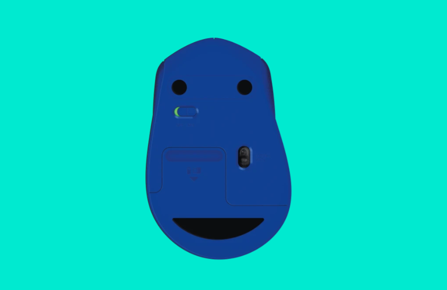 Chuột không dây Logitech M331 (Xanh)