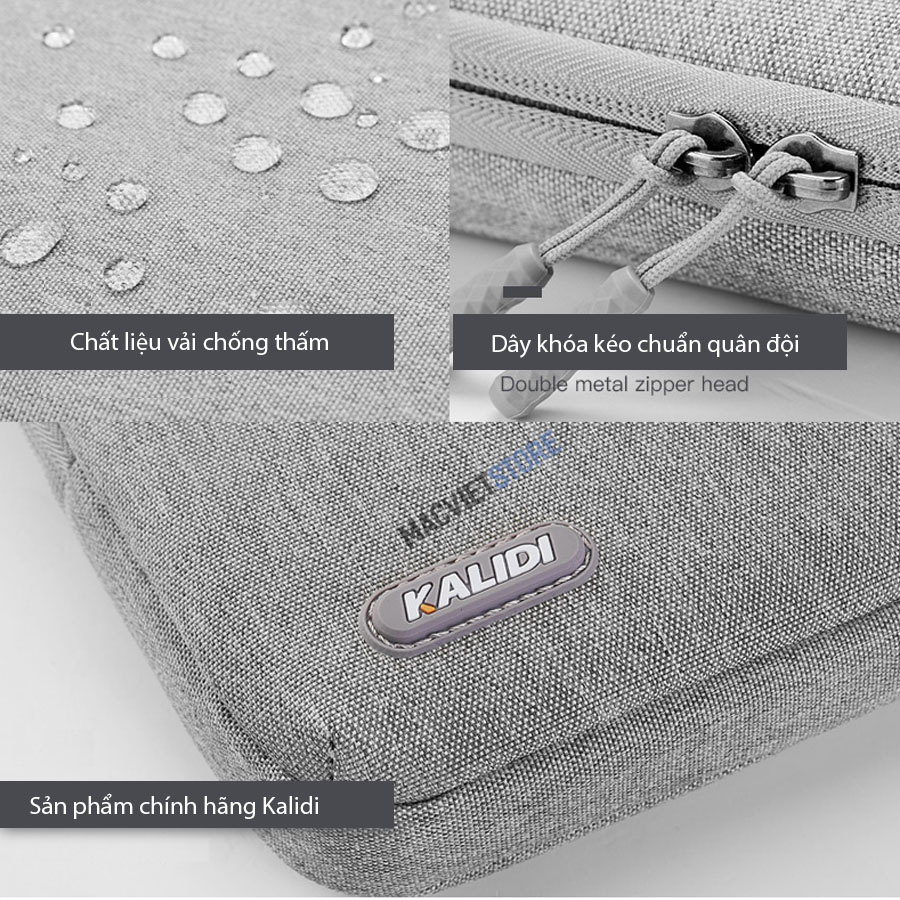 Siêu Túi Chống Sốc Laptop/Macbook Kalidi Cao Cấp (T010)