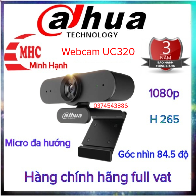 Bảng giá Webcam DAHUA HTI-UC320 1080P chính hãng bảo hành 3 năm Phong Vũ