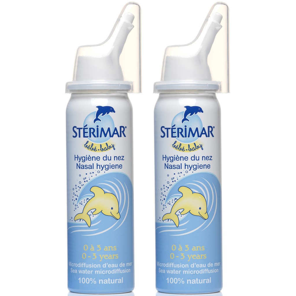 Xịt muối biển Sterimar cho bé