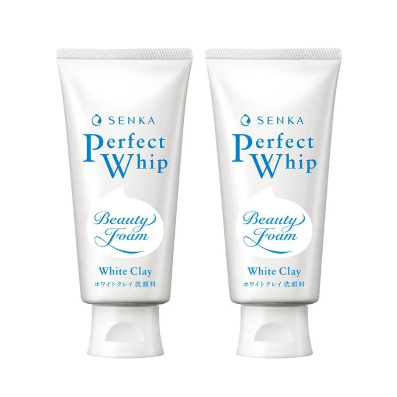 Sữa rửa mặt đất sét trắng giúp làm sạch sâu, dưỡng da sáng mịn senka perfect white clay
