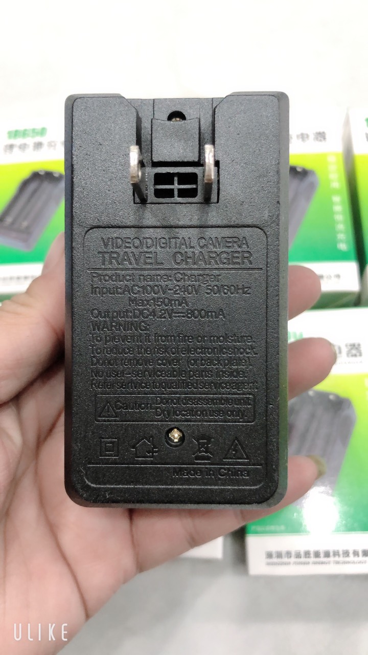 Bộ sạc pin CELL 18650, sạc 2 cục pin