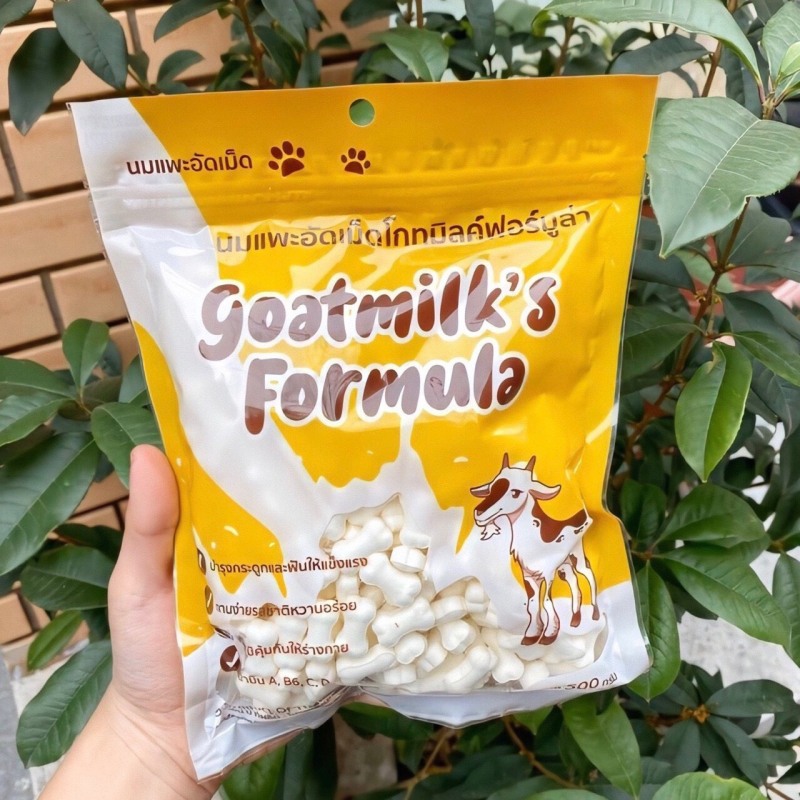 KẸO XƯƠNG SỮA DÊ CÔ ĐẶC NGUYÊN CHẤT CHO CHÓ 500G
