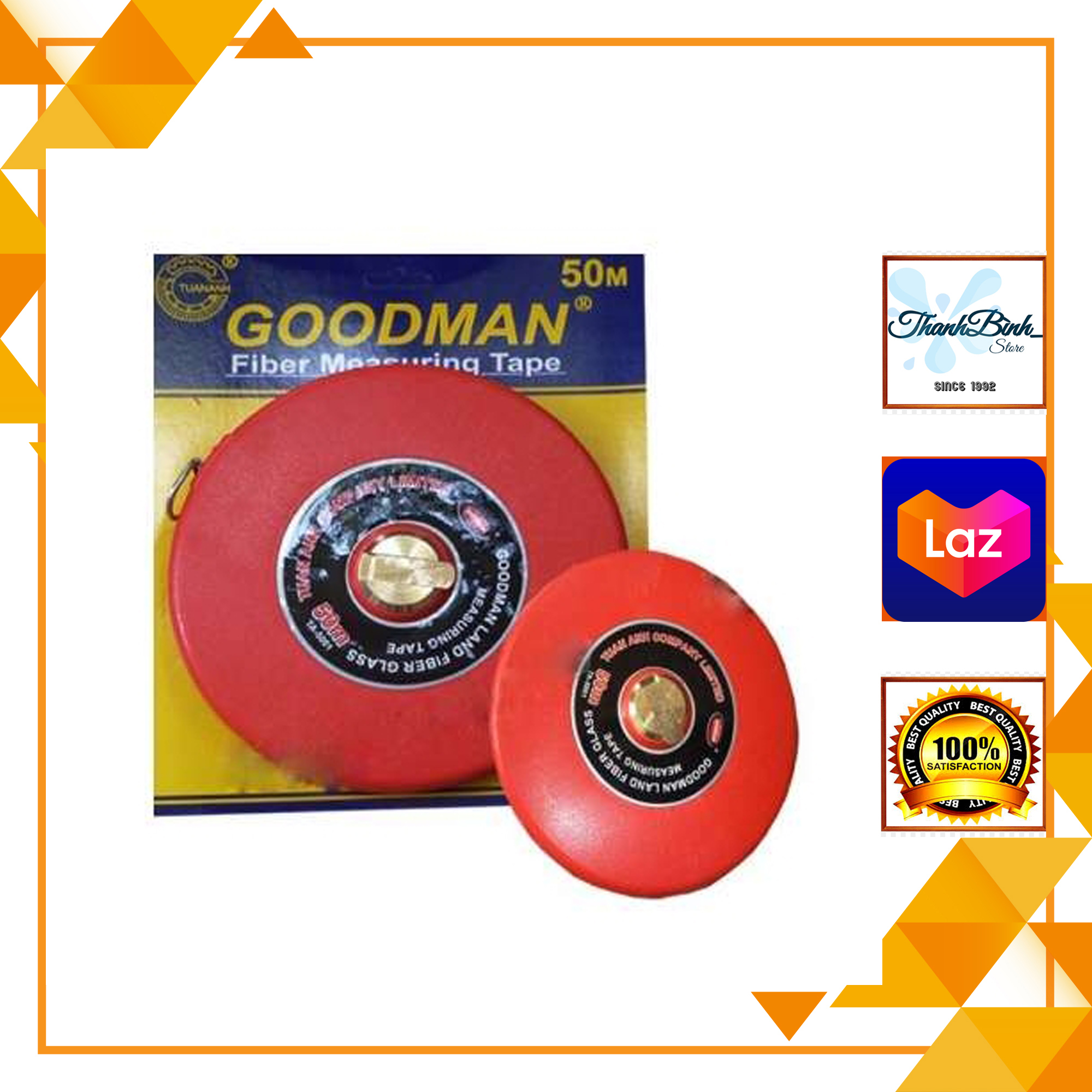 Thước cuộn/ thước dây 10m/ 20m/ 30m/ 50m - goodman
