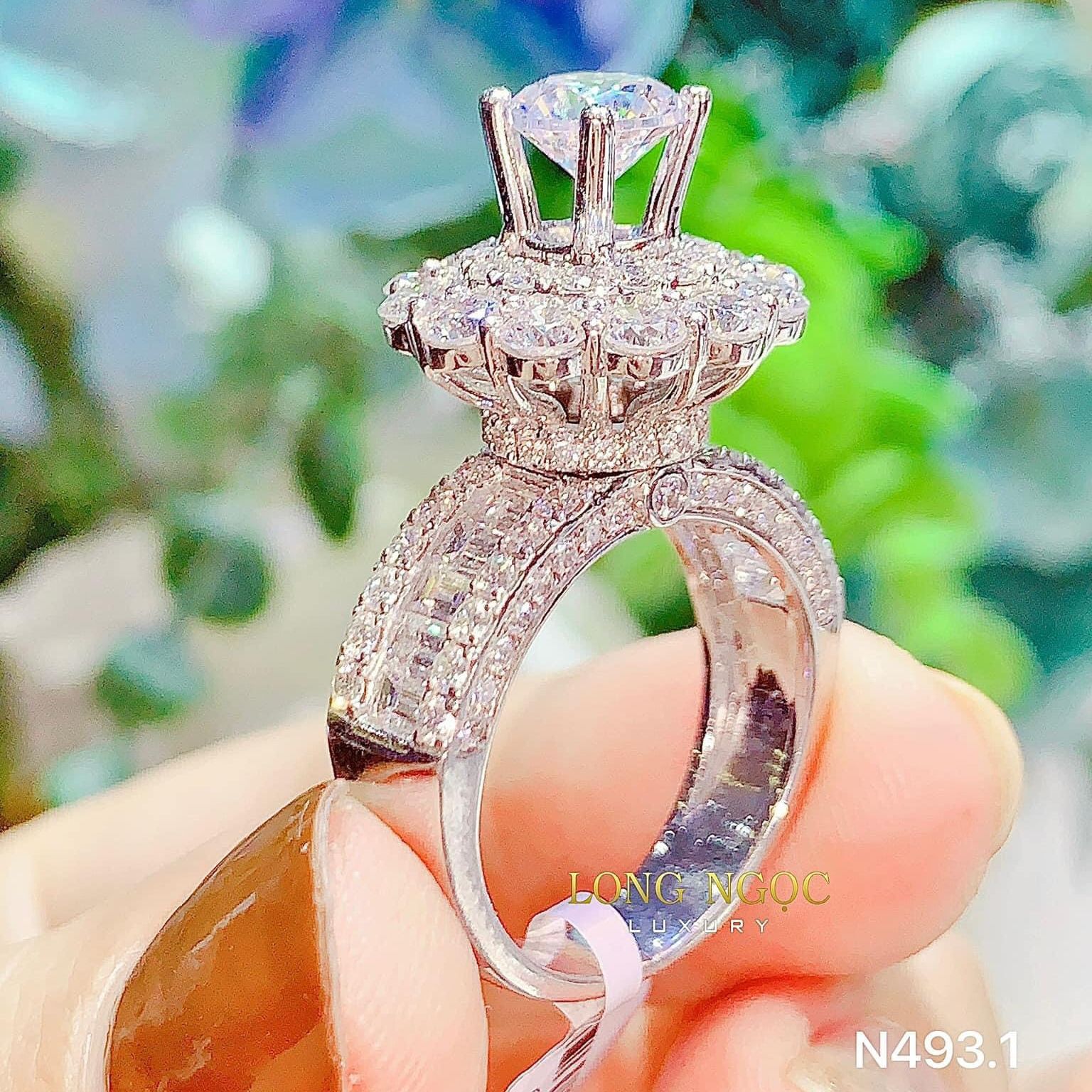 Beautiful women ring, white gold ring, sterling silver ring, luxury Phale ring, luxury diamond ring, 24K non gold ring, wedding gold ring, feng Shui stone ring Women fashion rings Royal Peacock ring-gamami jewelry nm0004 non-black promise